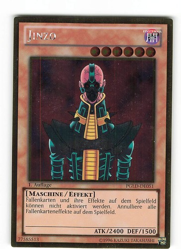 Yugioh jinzo pgld de051 gold - pgld-de051,